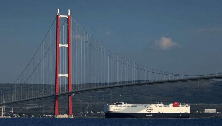 BYD’nin 7 000 Araca Kadar Kapasiteli Dev Araba Taşıma Gemisi Türkiye’de Lojistikte Yeni Dönemi Başlatıyor