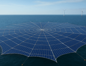 “Örümcek Ağı” Tasarımıyla Yüzer Güneş Enerjisi Sistemi: Açık Denizler İçin Yeni Çözüm